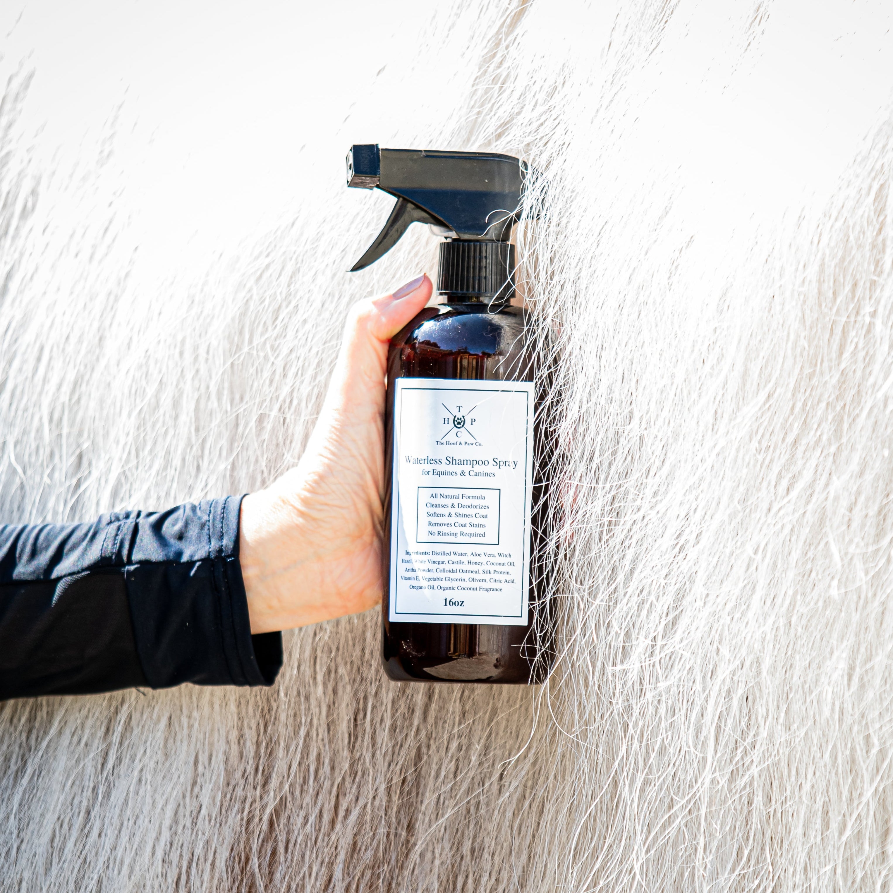 Waterless Shampoo Spray for Dogs & Horses - 16oz