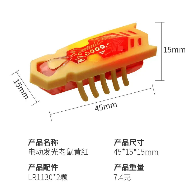 Pet Interactive Mini Electric Bug Cat Toy Kitten Escape Obstacle Automatic Flip Toy Battery Operated Vibration Beetle Supplies