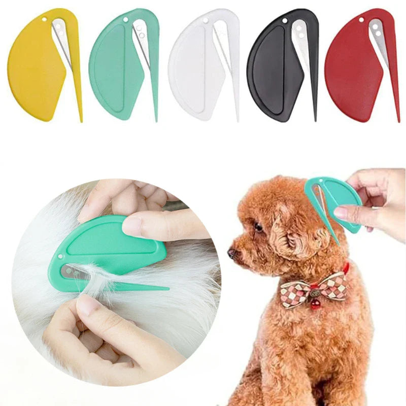 Pet Knotting Comb – Painless Dog & Cat Grooming Comb for Shedding, Knot Removal, and Hair Trimming