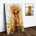 Pet Watercolor Portrait Custom Wall Art