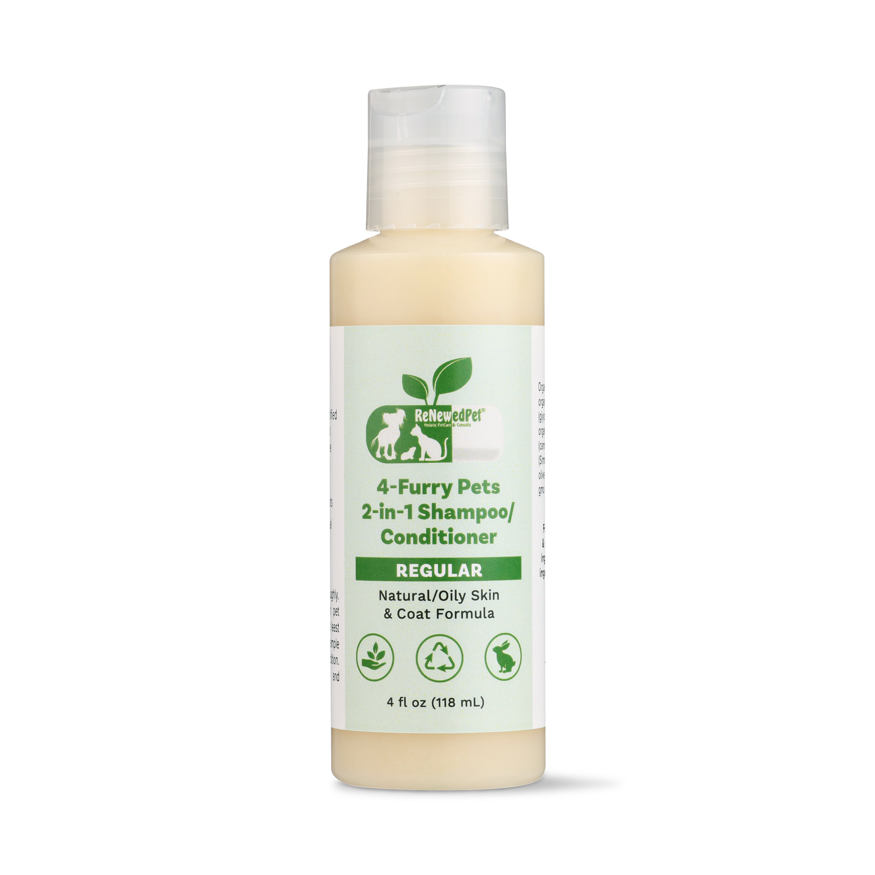 4-FURRY PETS 2-IN-1 *REGULAR SHAMPOO & CONDITIONER