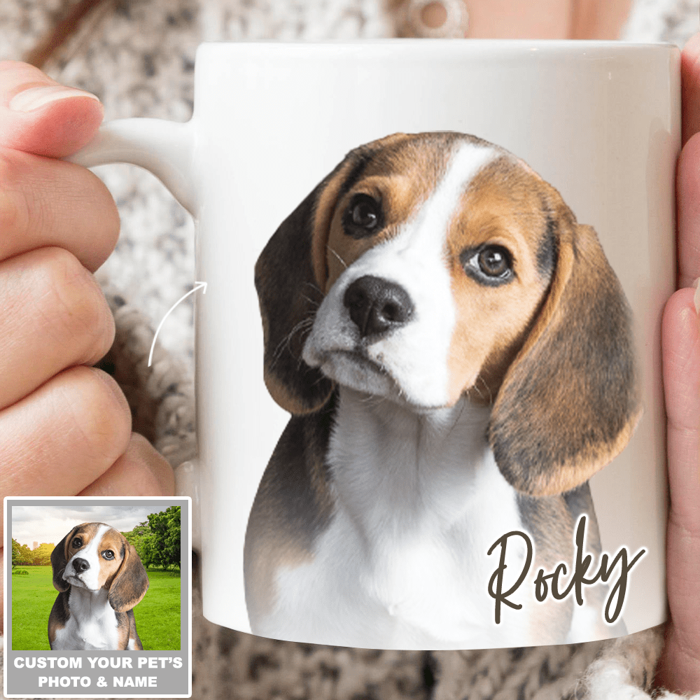 Custom Pet Photo Dog Coffee Mug